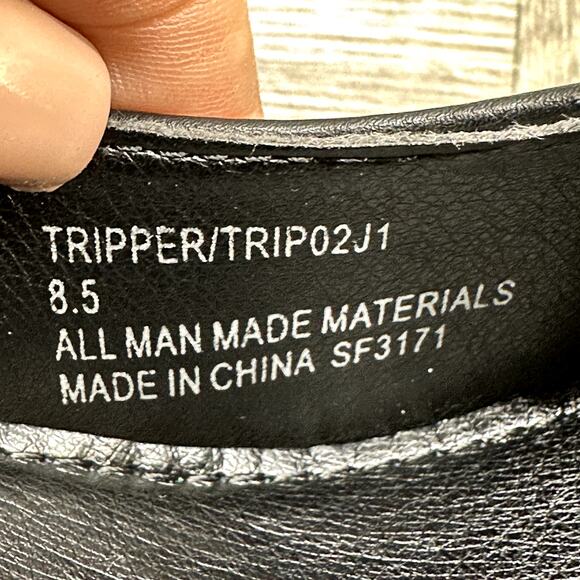 Madden Girl Tripper Platform Mary Jane Block Heel Women size 8.5 Black - Picture 8 of 8